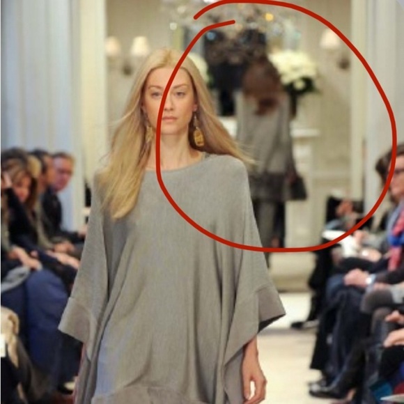 Ralph Lauren Collection Purple Label Shearling Fur Vest Cashmere Silk Sweater L - Picture 7 of 16